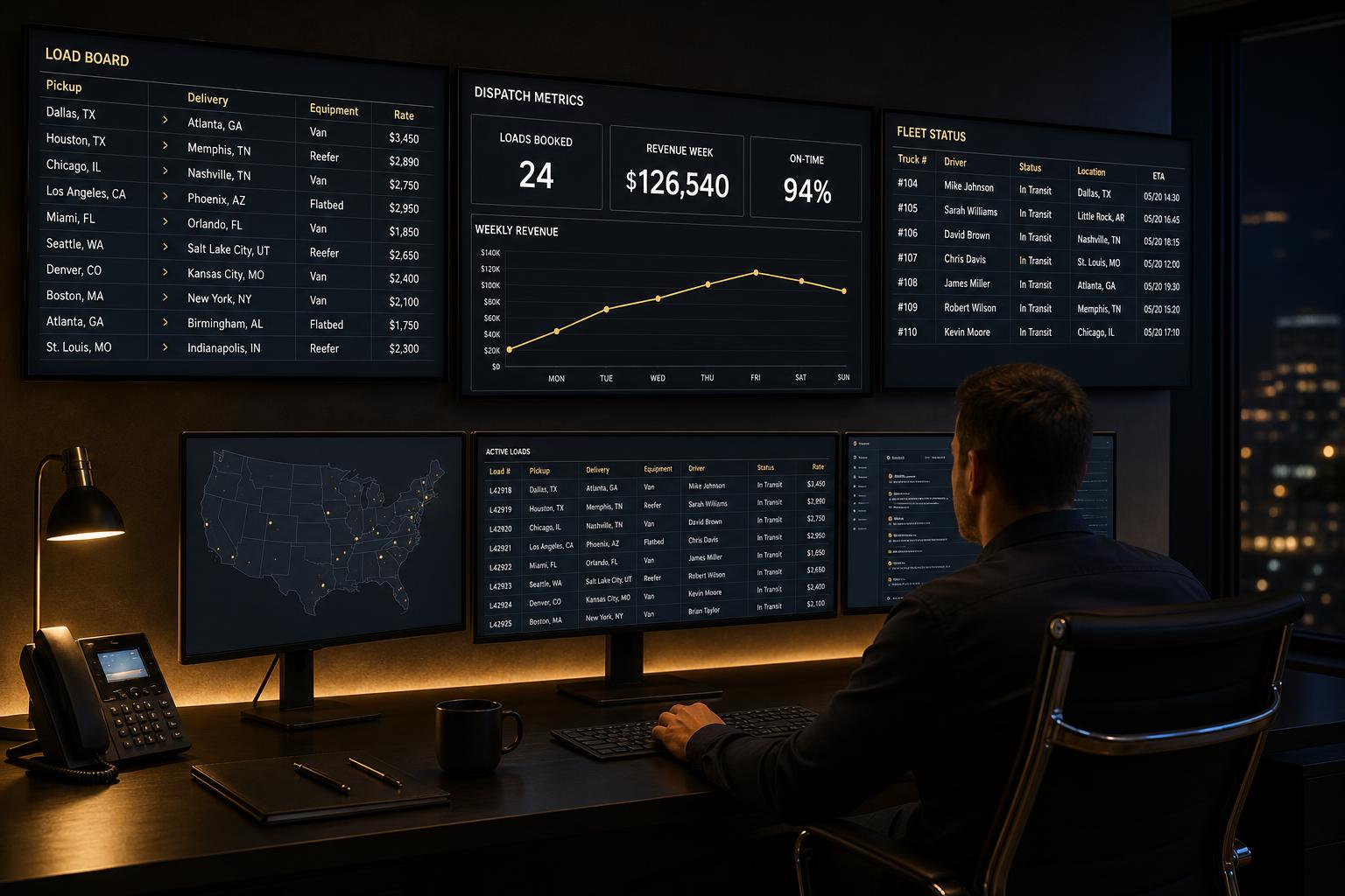 Dispatch operations command center